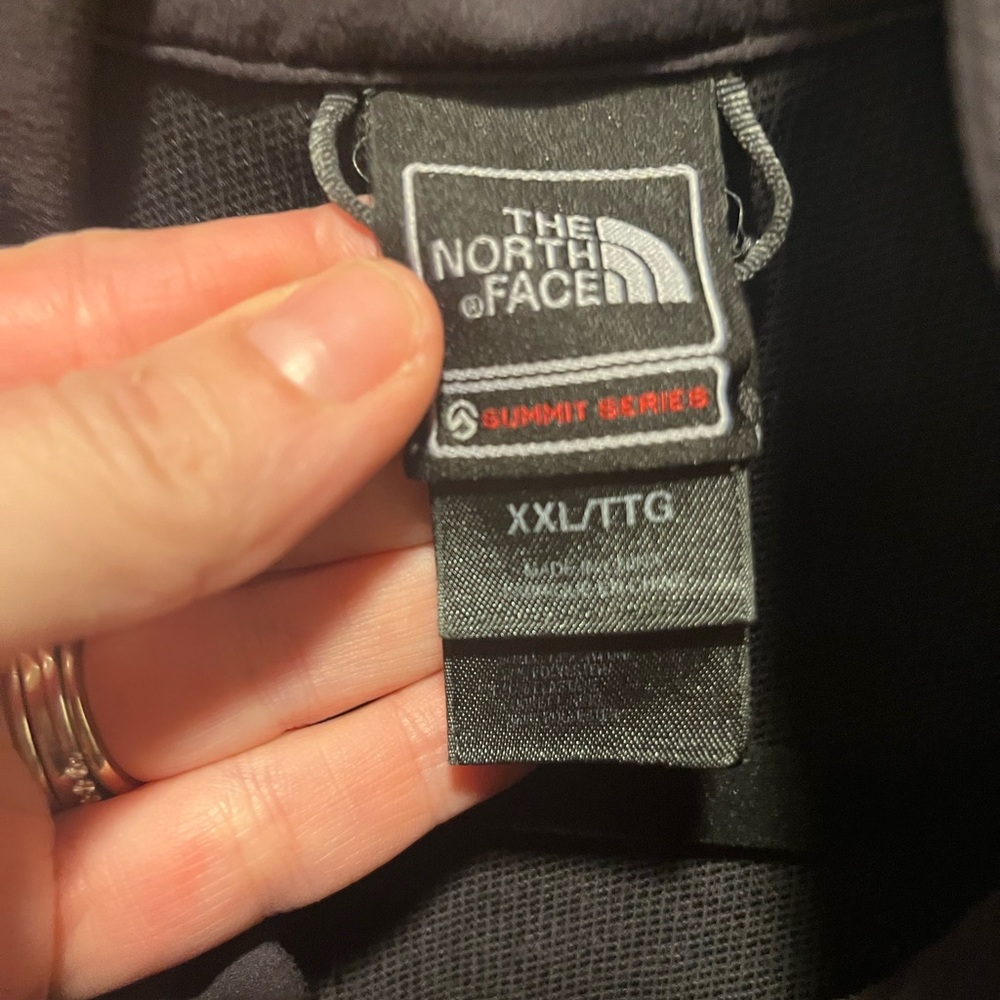 The North Face XXL men’s unisex zip up black jacket TNF APEX light weight hiking - Picture 2 of 9